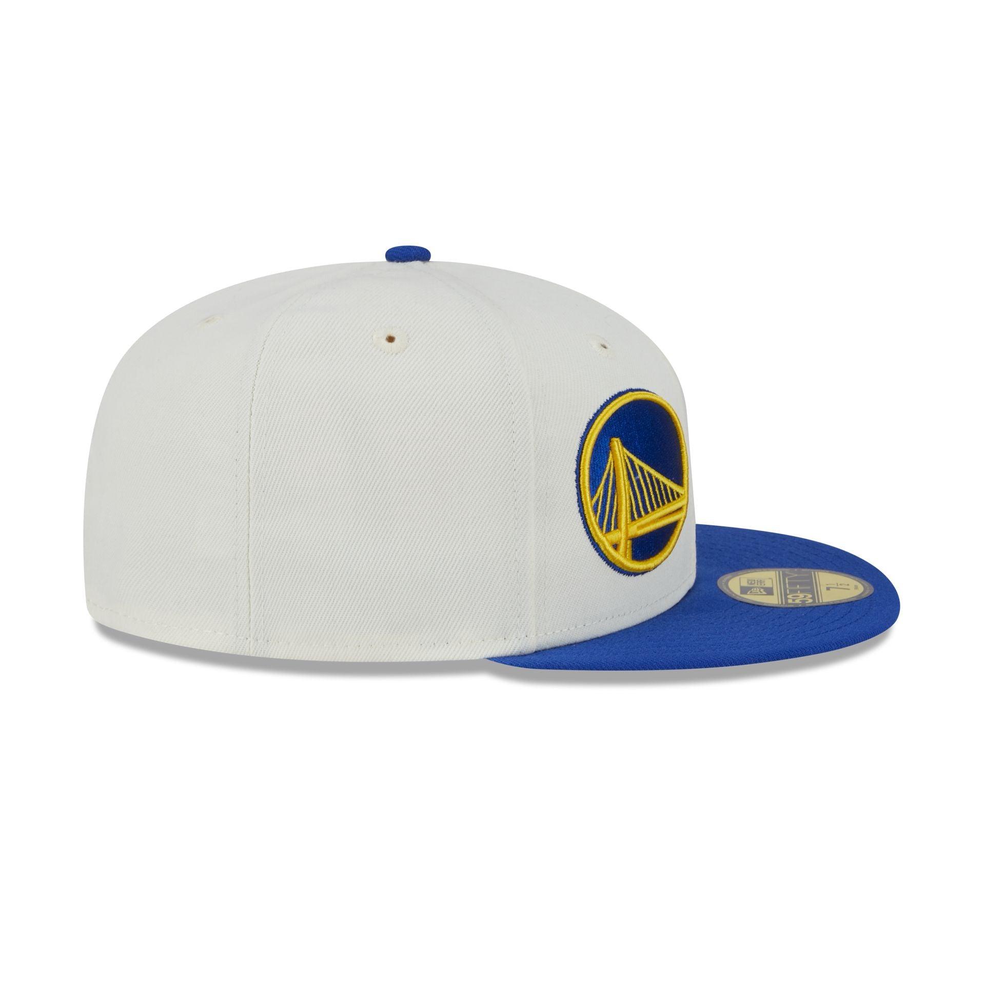 Golden State Warriors Stephen Curry Chrome White 59FIFTY Fitted Hat Male Product Image
