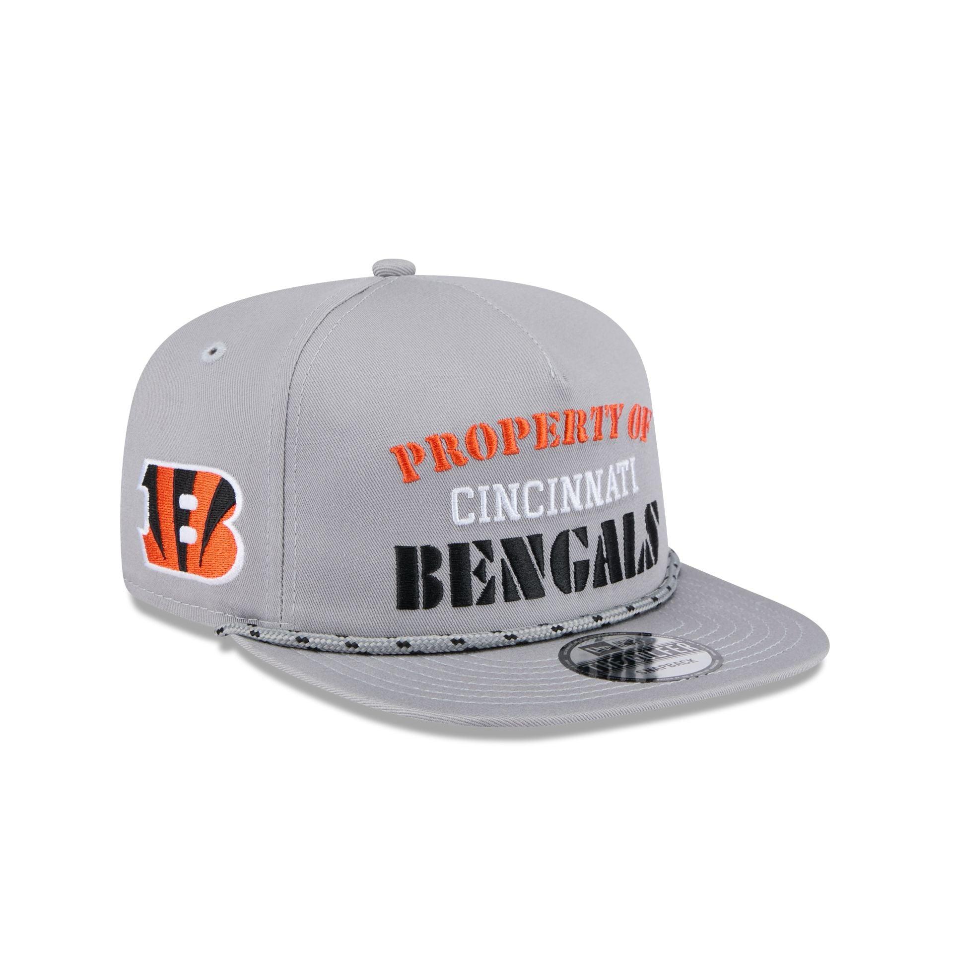 Cincinnati Bengals Vintage Gray Rope Golfer Hat Male Product Image