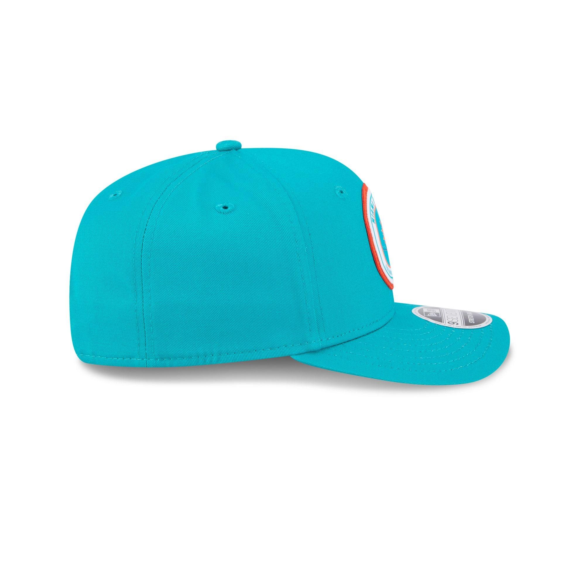 Miami Dolphins Circle Patch 9SEVENTY Stretch-Snap Hat Male Product Image