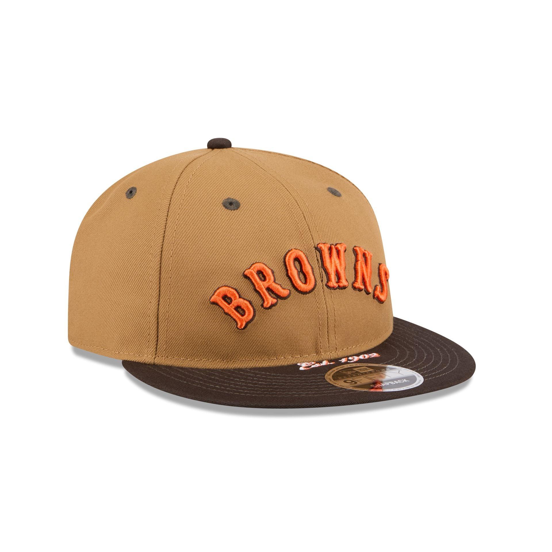 St. Louis Browns Wheat Retro Crown 9FIFTY Snapback Hat Male Product Image