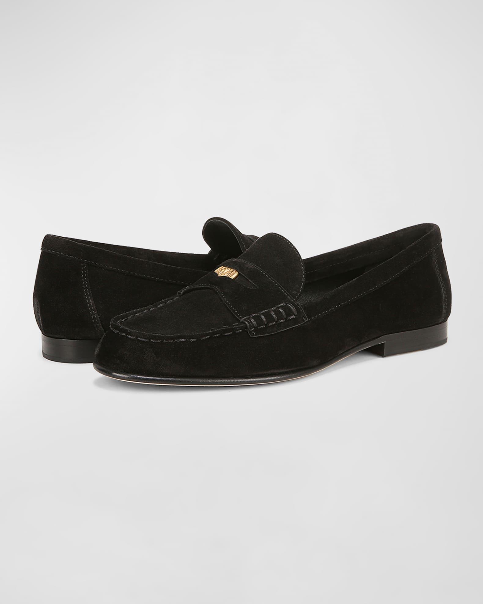 Suede Coin Penny Loafers Product Image