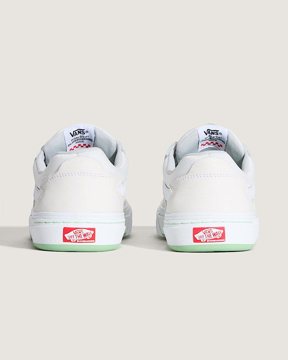 Skate Kyle Walker Wafflecup Shoe in White / Mint Green| Vans US Product Image