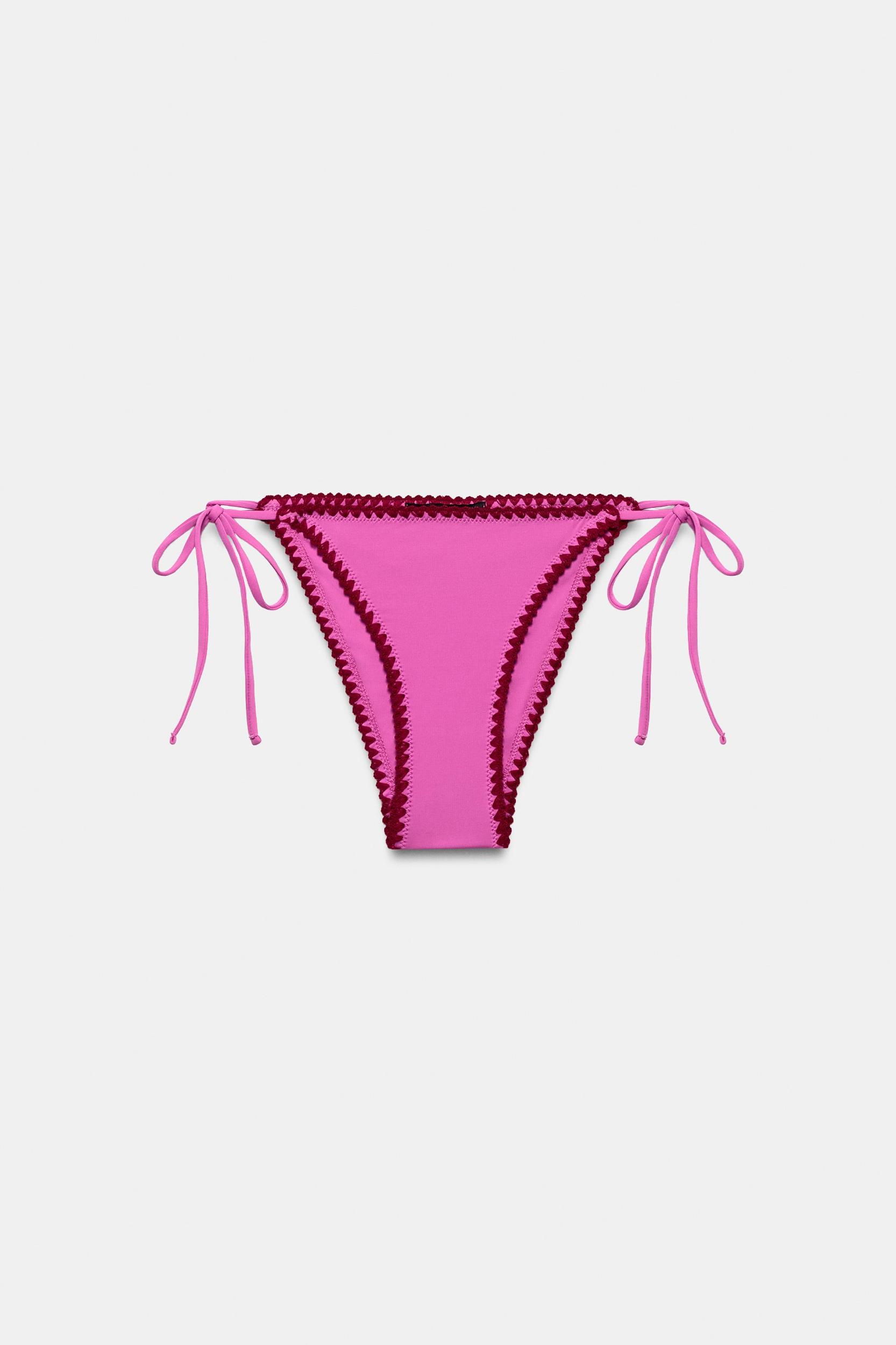 SEAMED BANDEAU BIKINI TOP Product Image