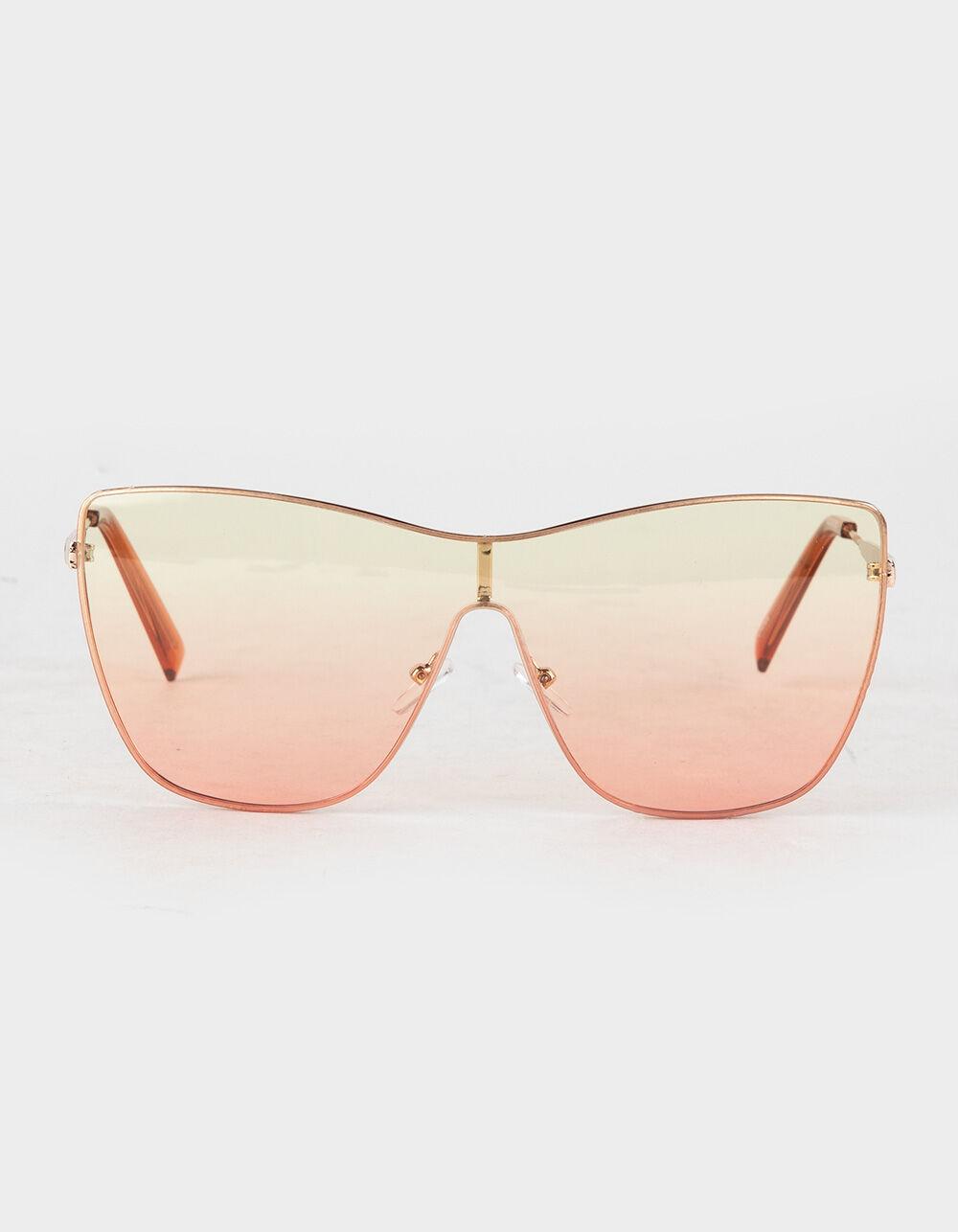 RSQ Lexi Shield Sunglasses - GOLD Product Image