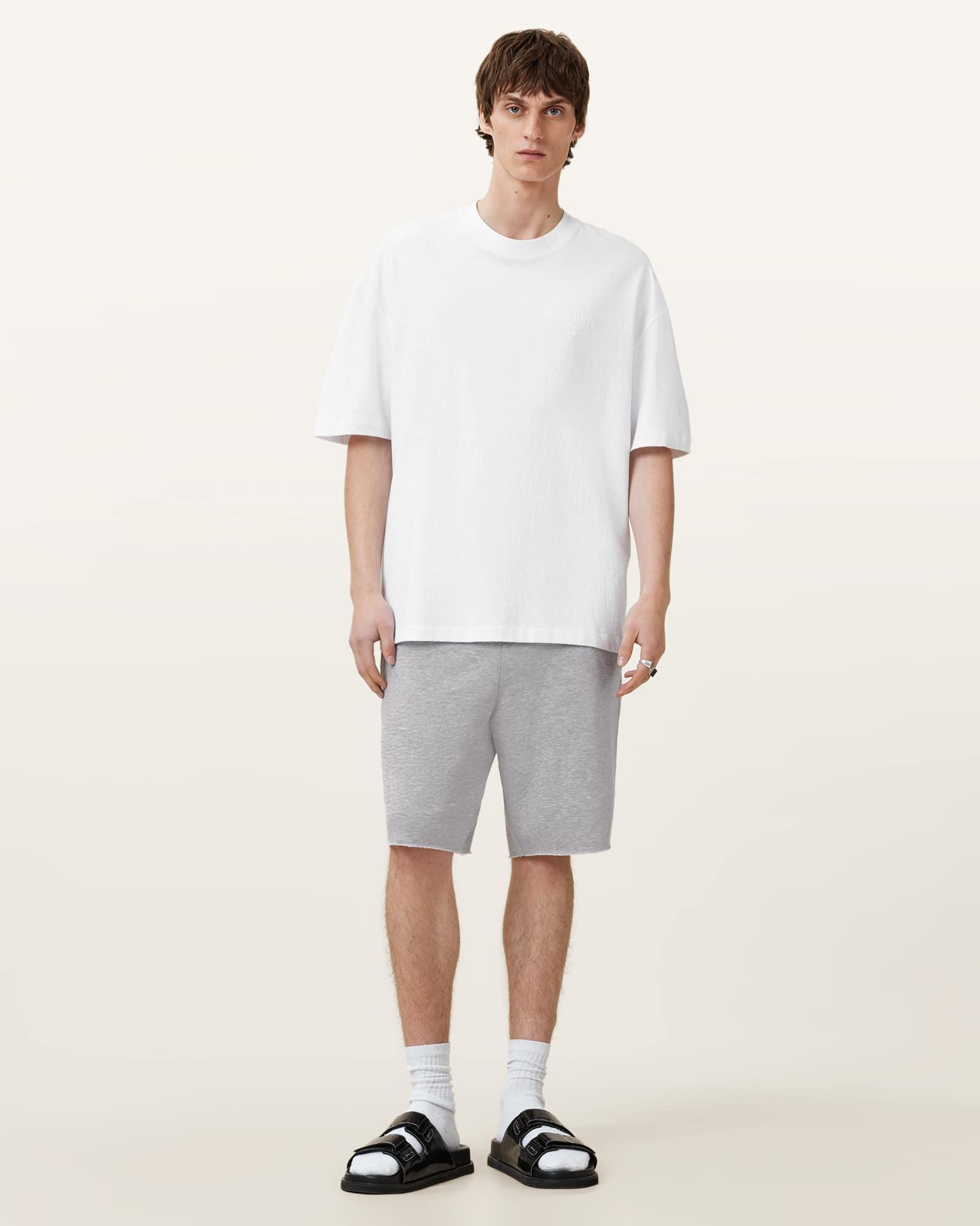 Helix Grey Sweat Shorts Product Image