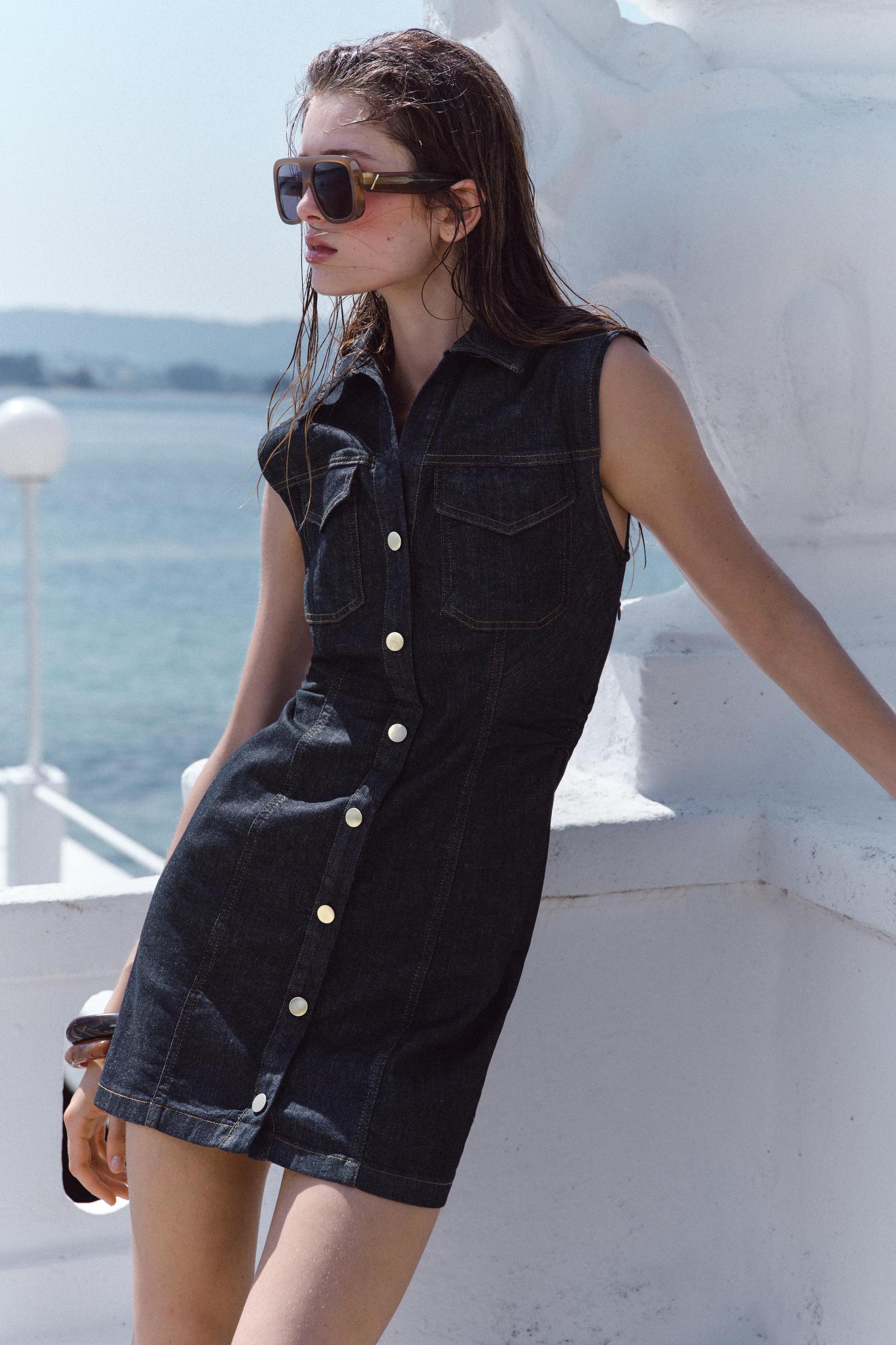 Z1975 DENIM MINI DRESS Product Image