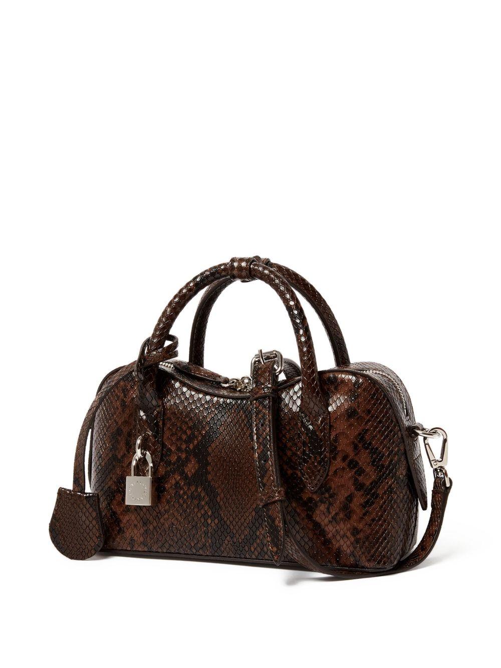snake-print tote bag Product Image