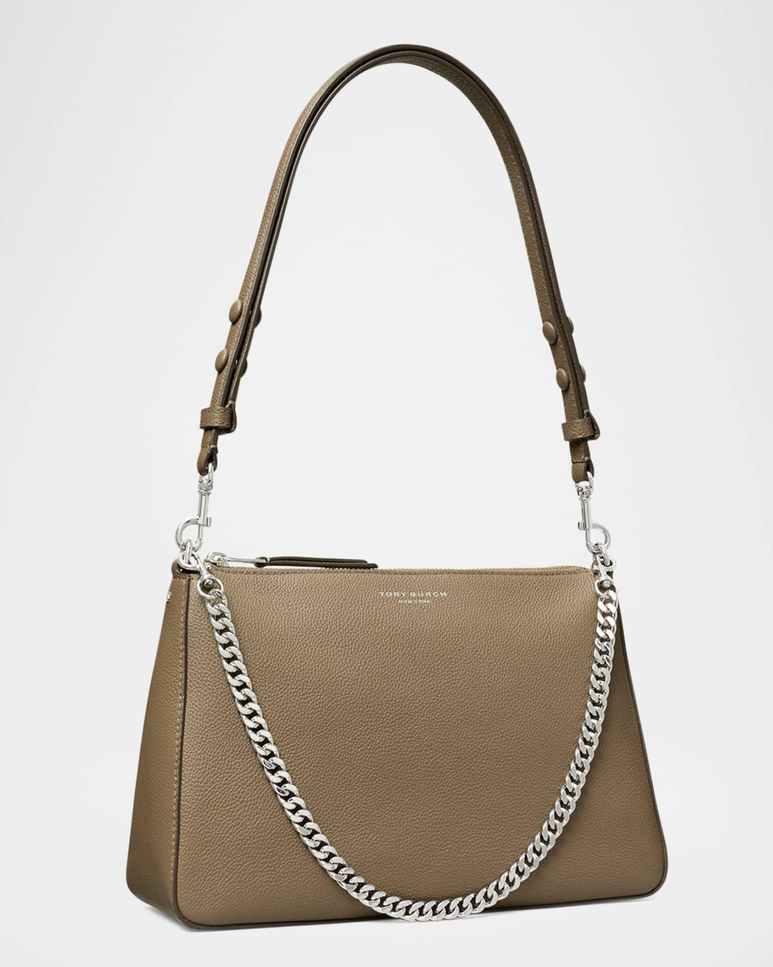 Perry Zip Leather Shoulder Bag Product Image
