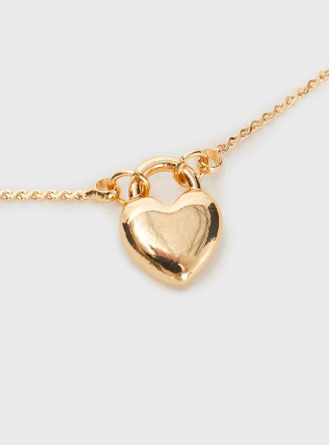 What You Love Necklace Gold Product Image