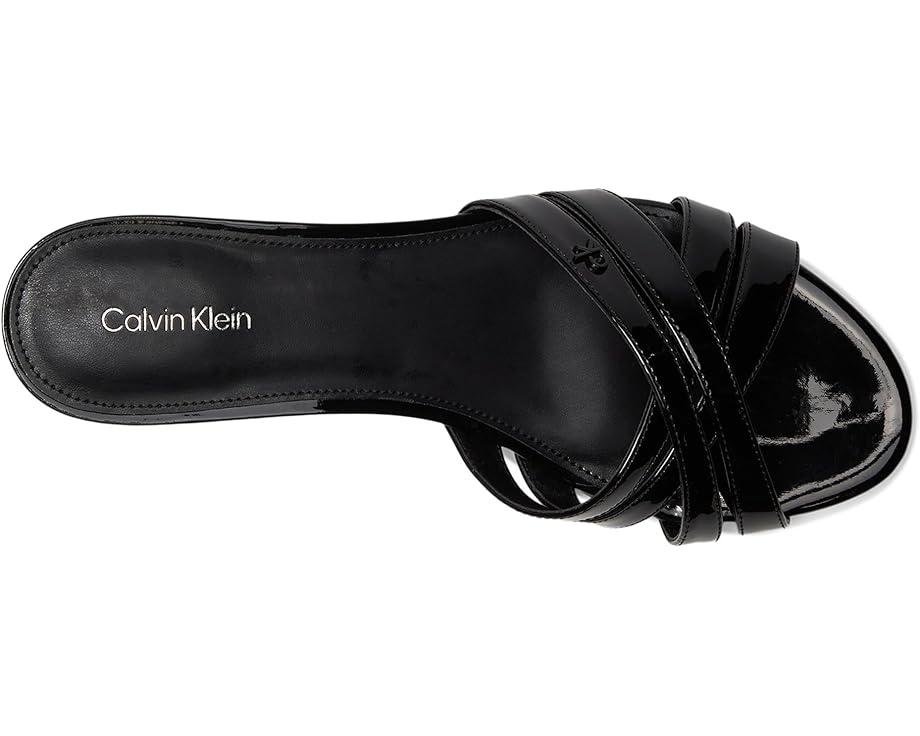 Carolina Patent Leather Kitten Heel Sandals Product Image