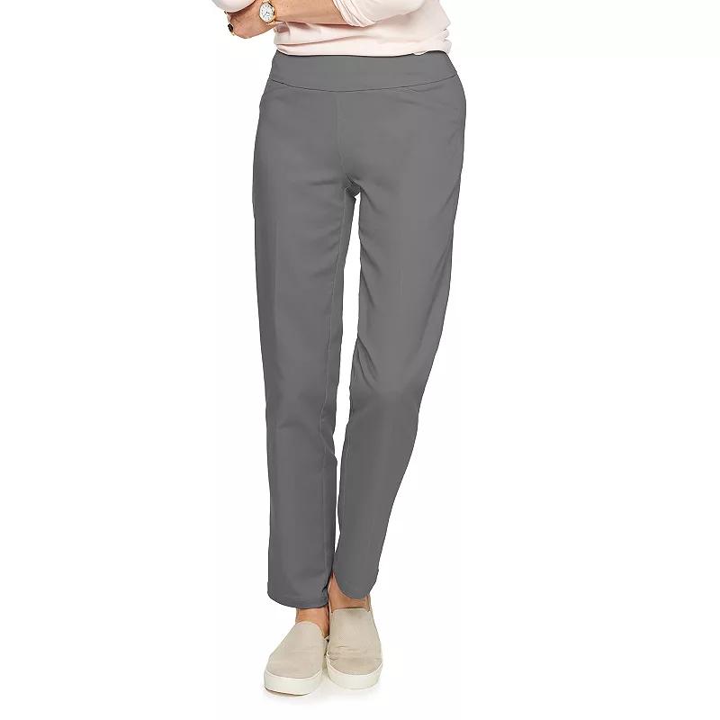 Women's Croft & Barrow® Effortless Stretch Pull-On Straight-Leg Pants,  Product Image
