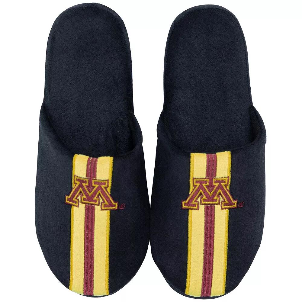 Men's ZooZatz Minnesota Golden Gophers Slippers, Size: 11-12, Black Product Image