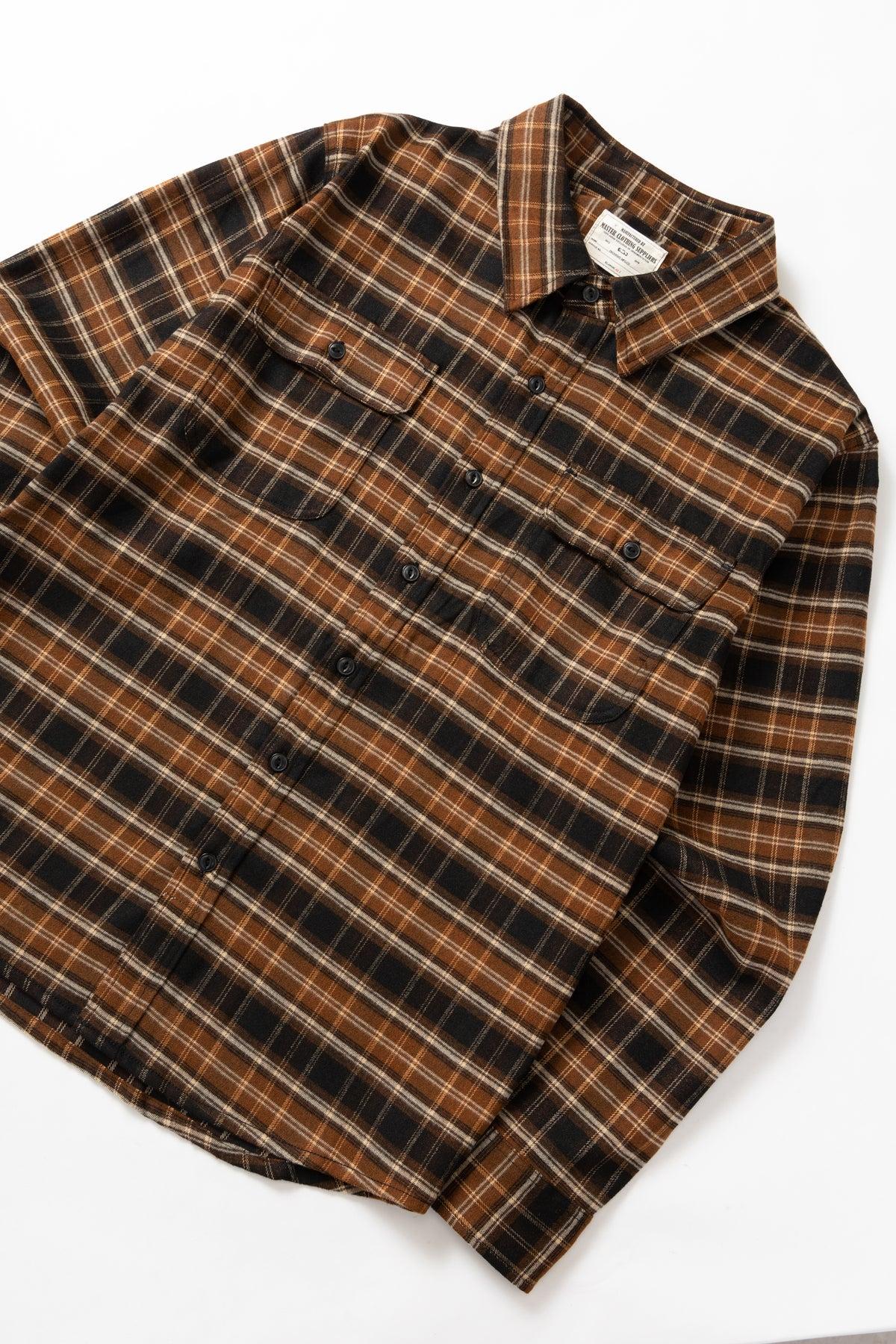 Okonkwo MFG - Plaid Shirt - Brown Product Image