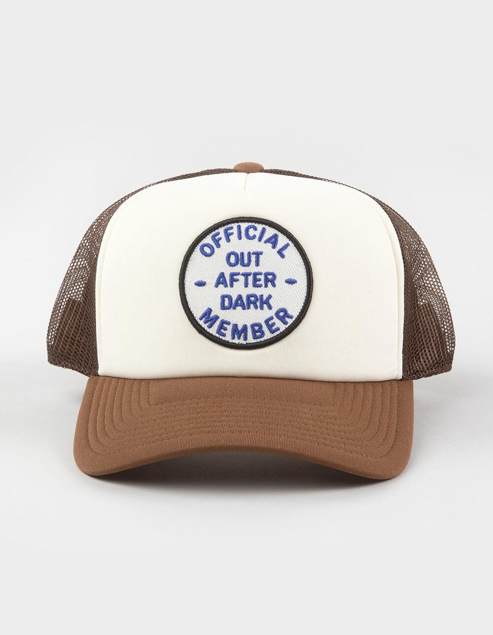 BRIXTON Out After Dark Womens NetPlus® Trucker Hat - BROWN COMBO Product Image