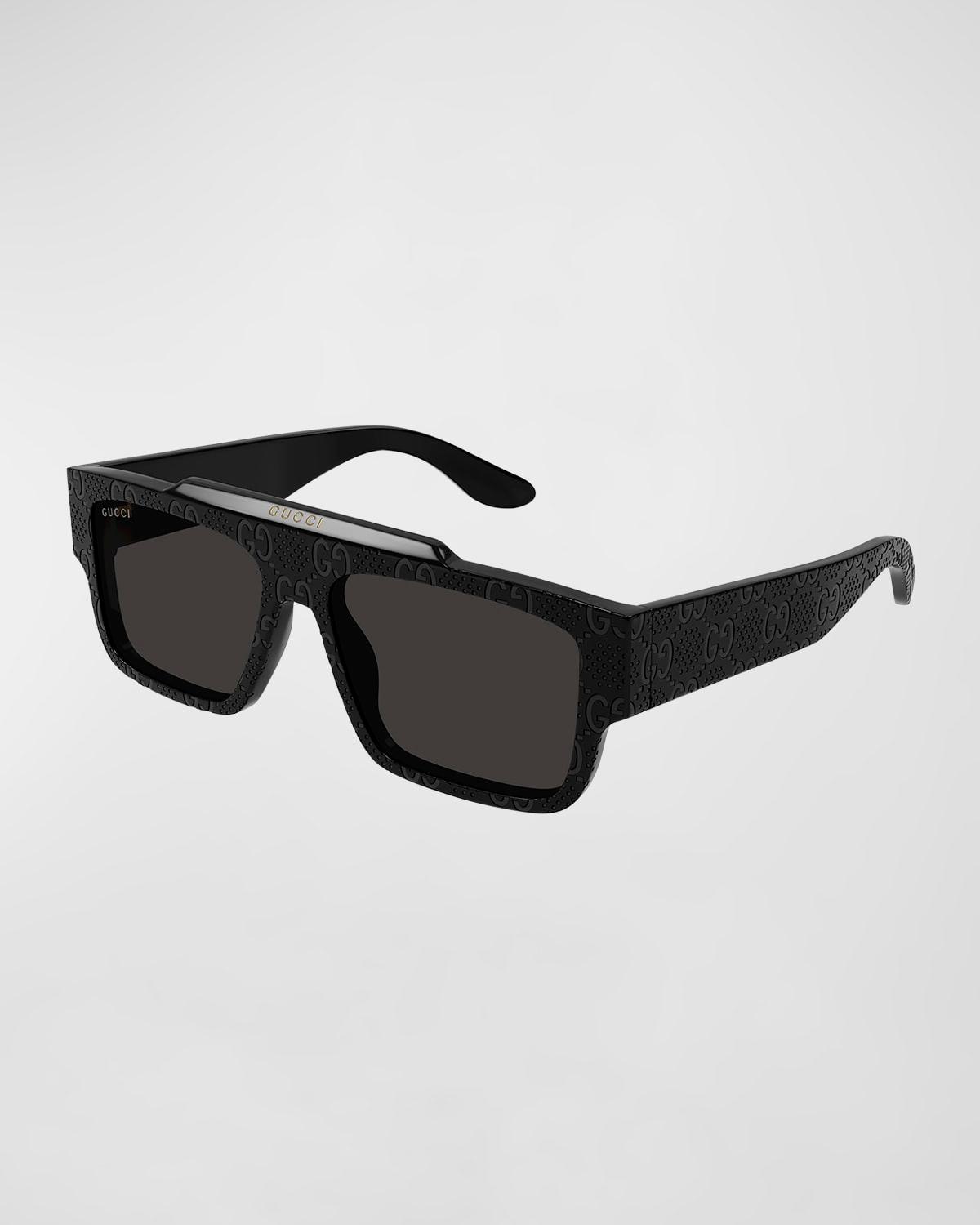 Mens GG1460Sm Acetate Rectangle Sunglasses Product Image