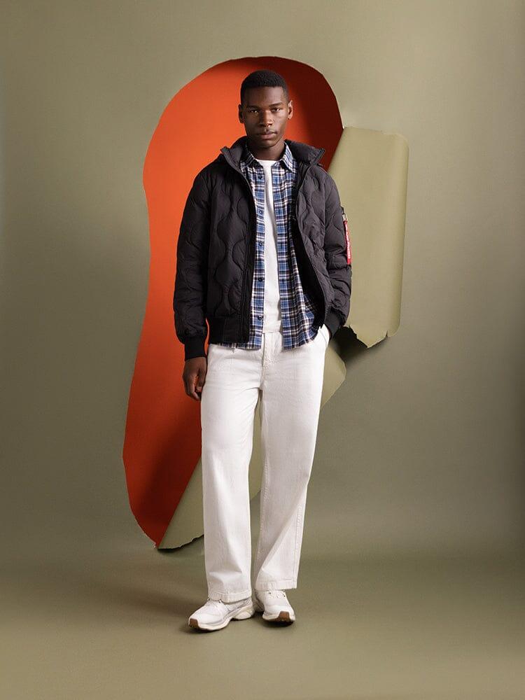 LIGHTWEIGHT QUILTED DOWN JACKET Male Product Image