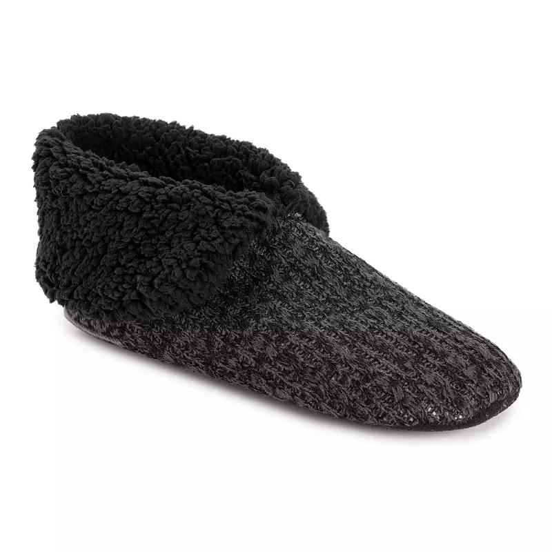 Men's MUK LUKS Foldover Sherpa Boot Slippers,  Product Image