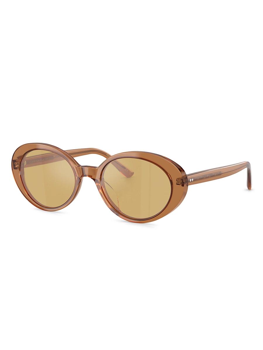 Womens 51MM Oval Sunglasses Product Image