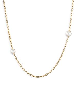 David Yurman 18K Yellow Gold Madison Cultured Freshwater Pearl Station Necklace, 36 Product Image