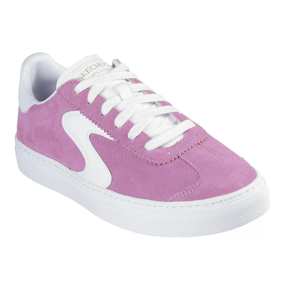 Skechers Womens Arch Fit Legend Vivid Hues Suede Sneakers Product Image