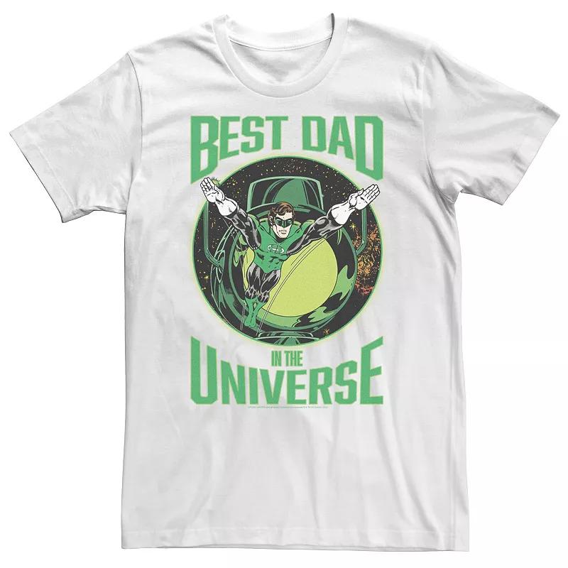 Big & Tall DC Comics Green Lantern Best Dad In The Universe Tee, Men's, Size: 3XL, Black Product Image