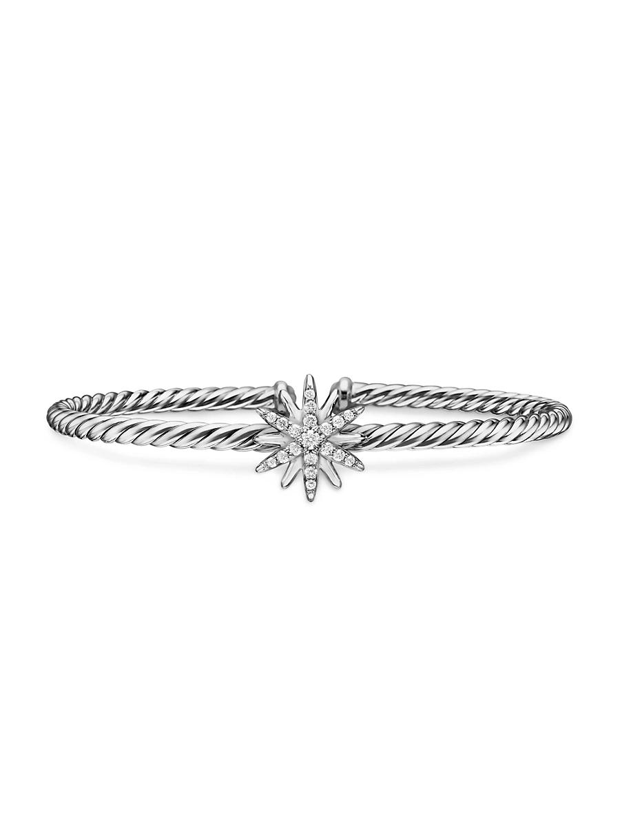 David Yurman Starburst Center Station Bracelet with Pave Diamonds Product Image
