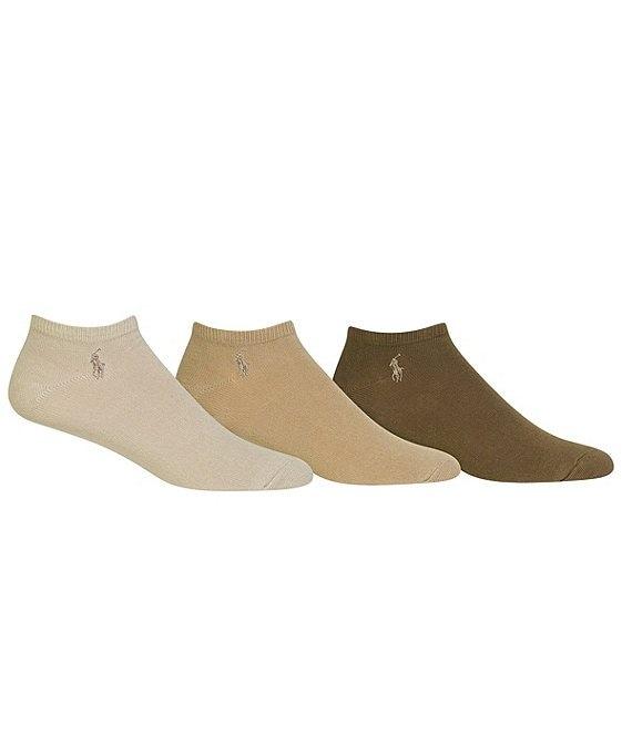 Polo Ralph Lauren Cotton-Blend Ankle Socks 3-Pack Product Image
