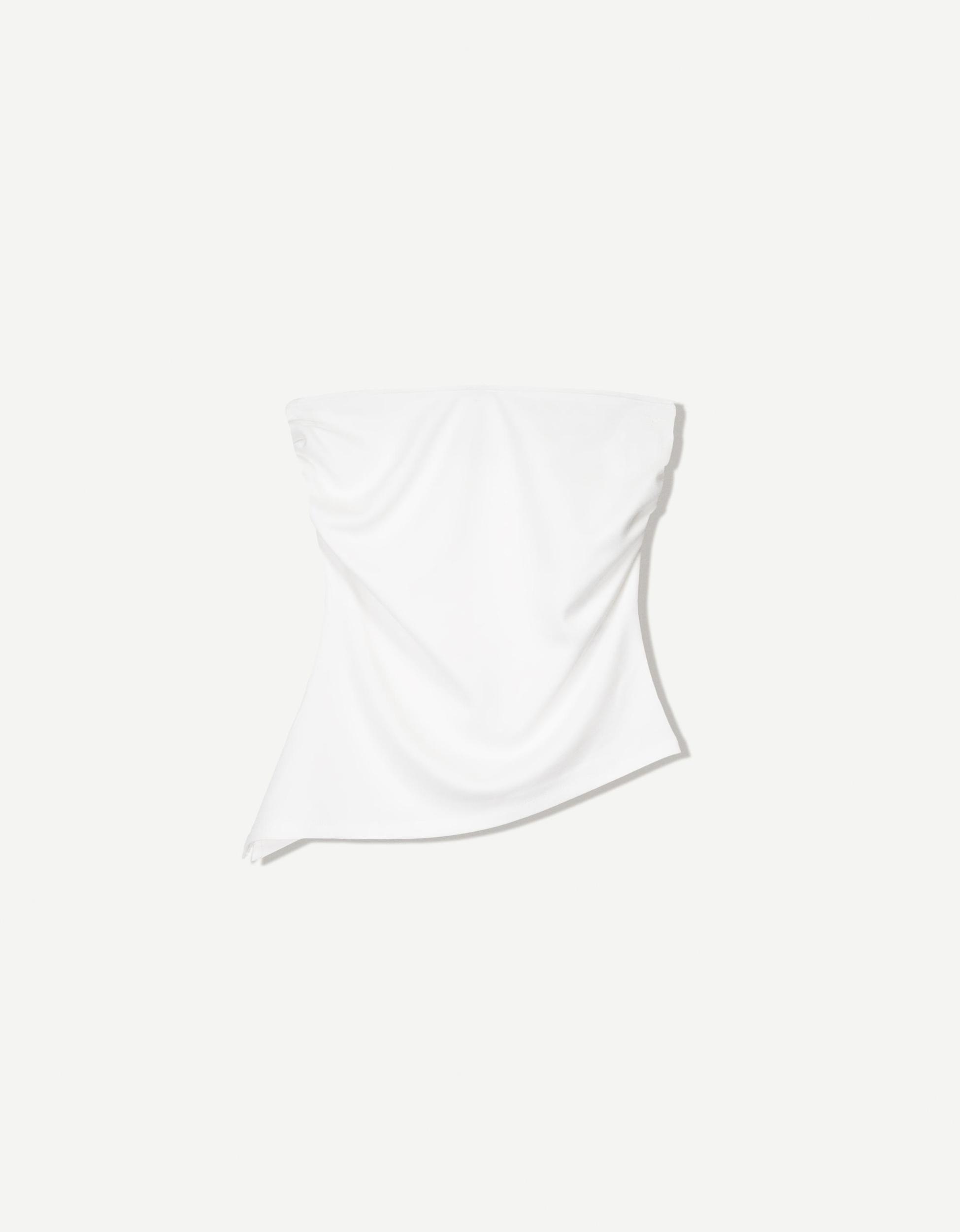 Bandeau top with gathered detail Product Image