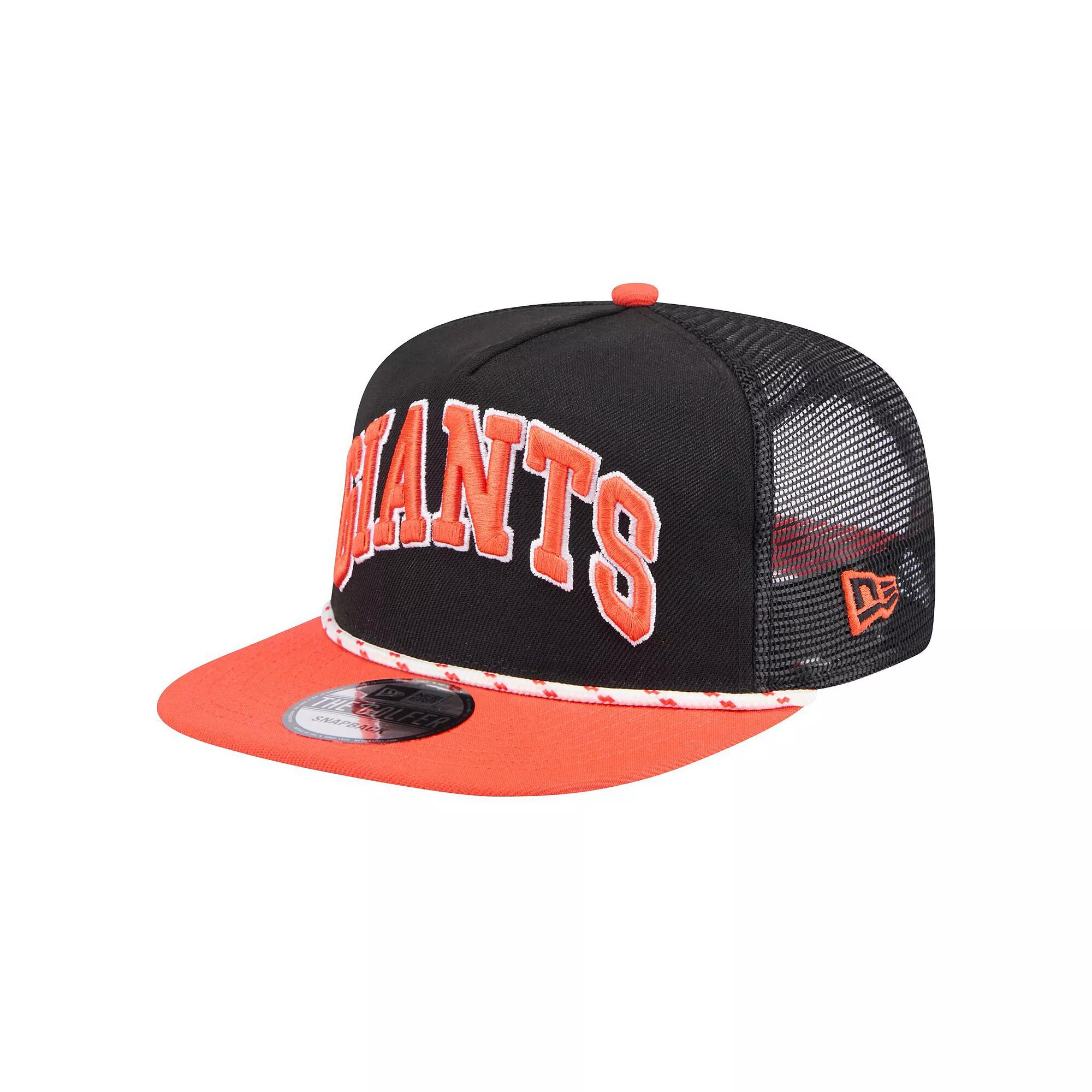New Era Mens San Francisco Giants New Era Giants Golfer Throwback Snapback - Mens Product Image