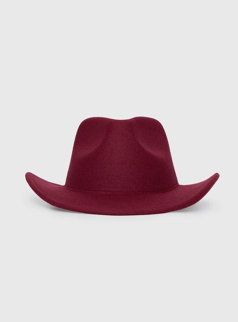 You Know Me Cowboy Hat Red Product Image