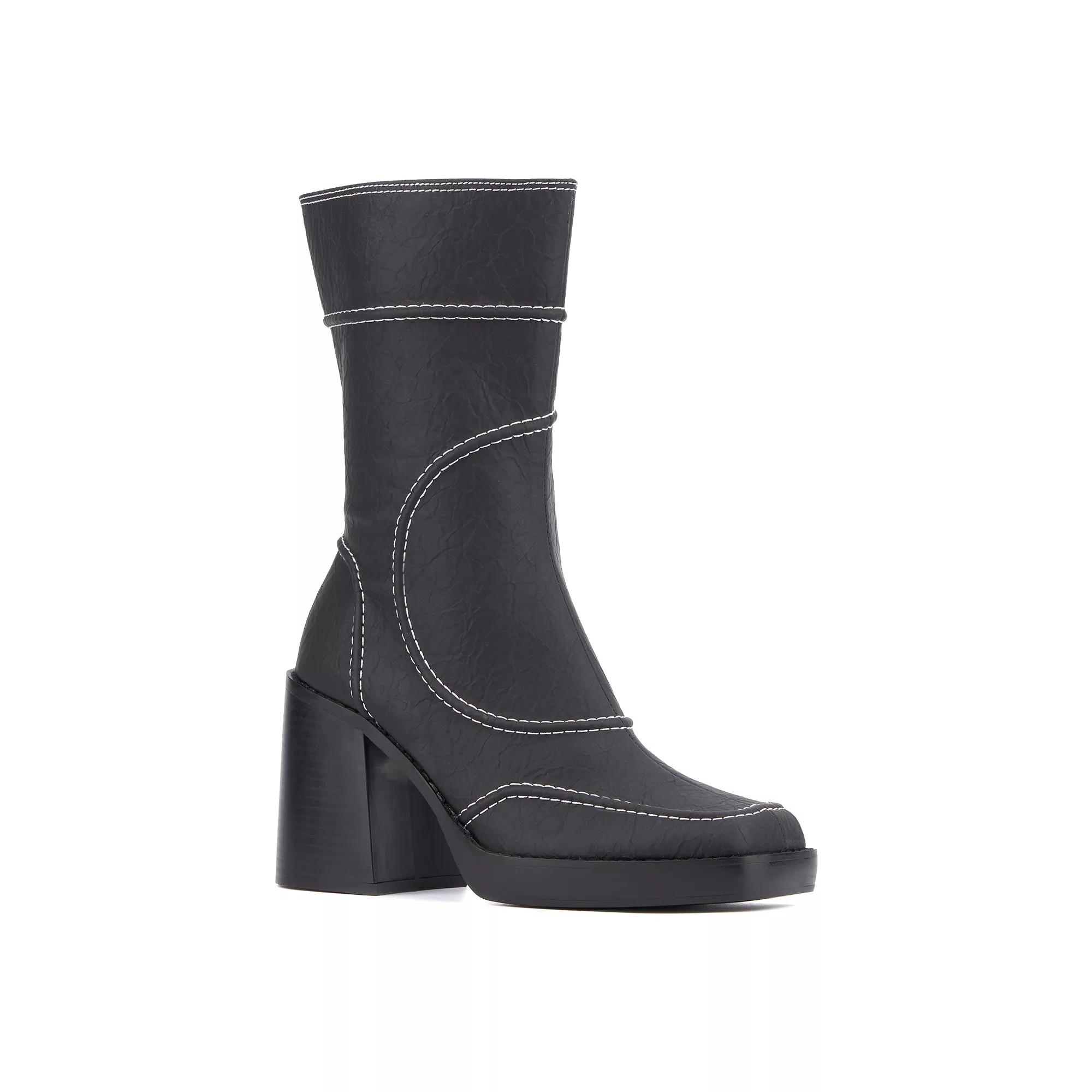 Olivia Miller Pisces Women's Mid-Calf Boots, Size: 7.5, Black Product Image