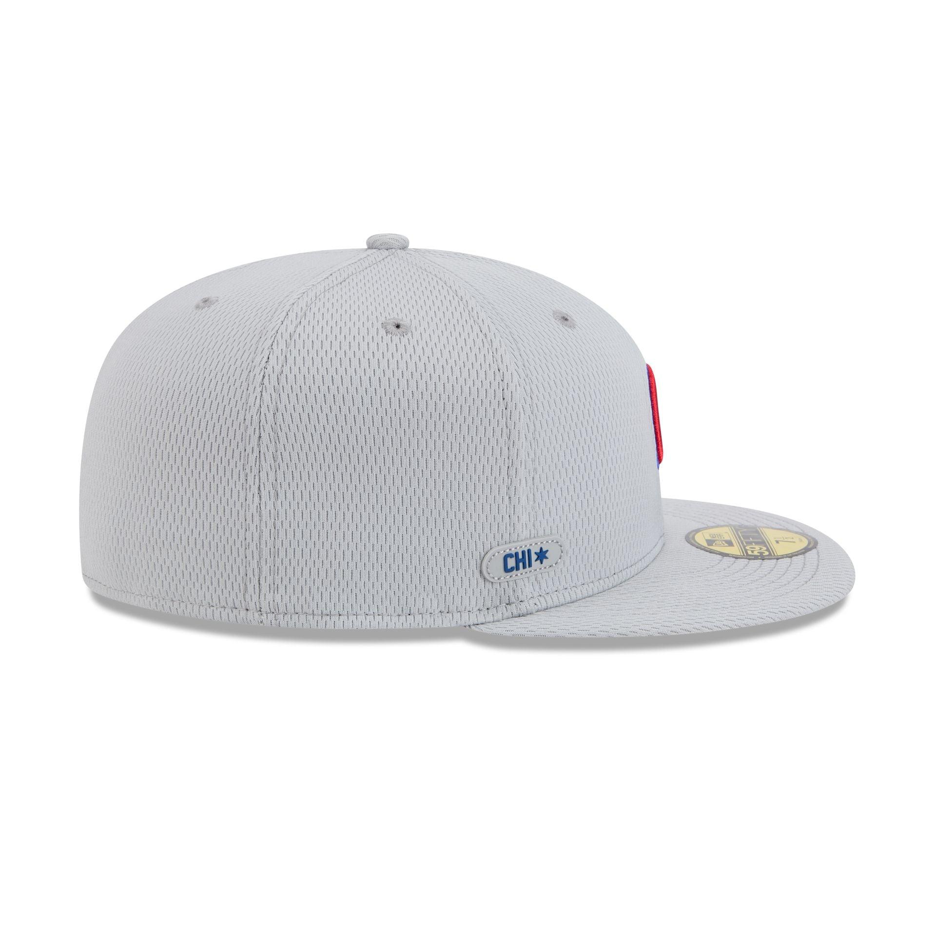 Chicago Cubs 2025 Clubhouse Gray 59FIFTY Fitted Hat Male Product Image