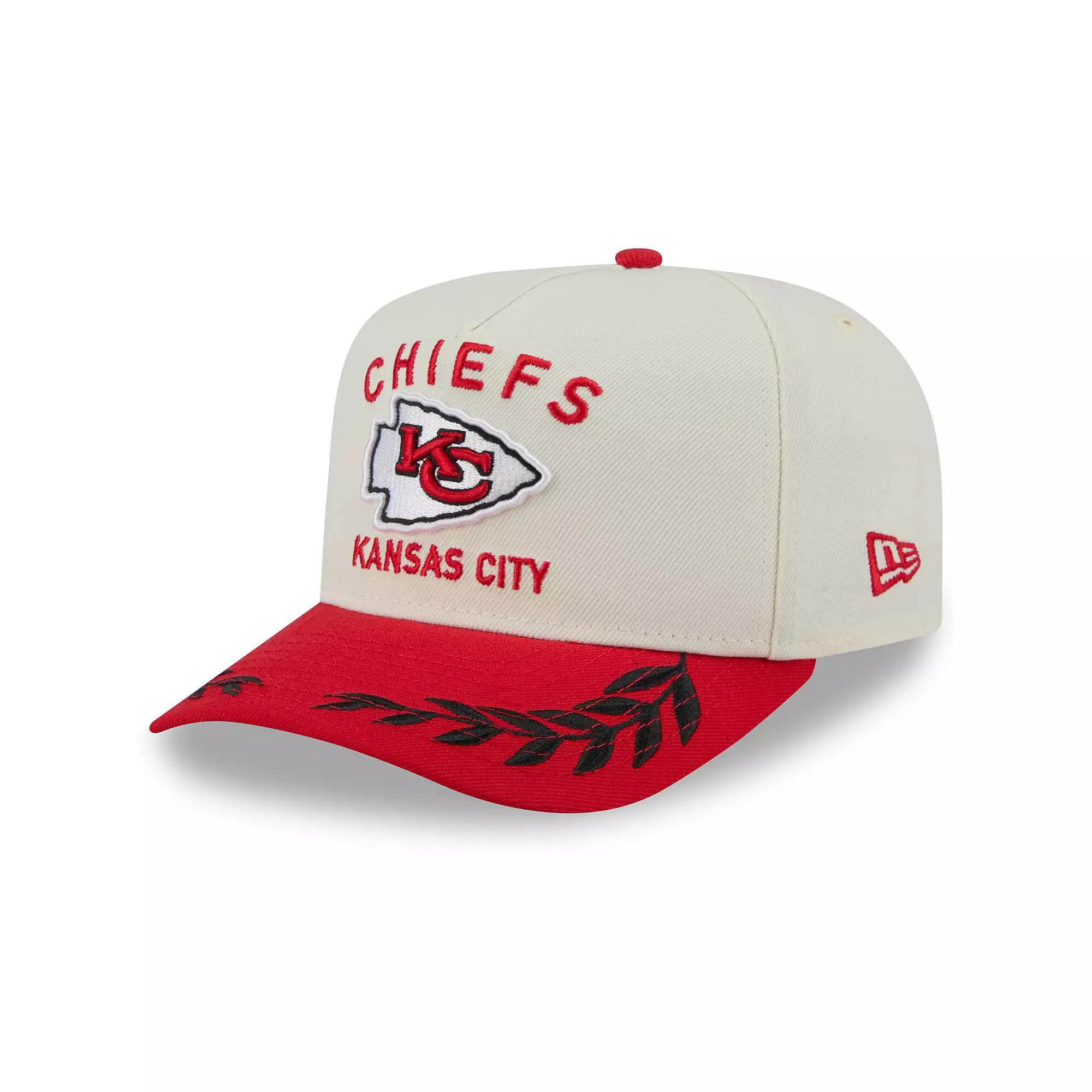 Mens New Era Cream/Cardinal Arizona Cardinals 2025 NFL Draft A-Frame 9FIFTY Snapback Hat Product Image