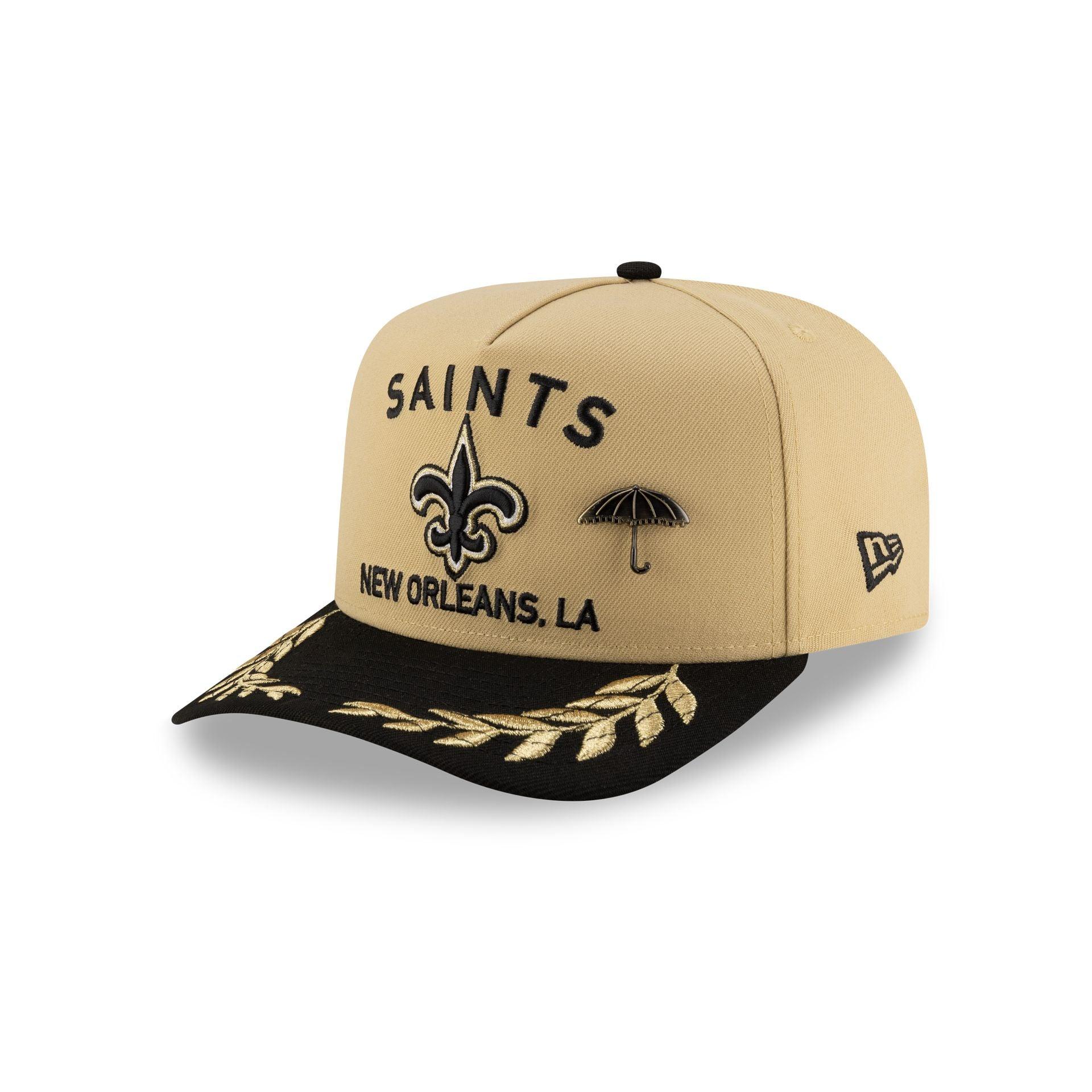 New Orleans Saints 2025 Draft Black 59FIFTY A-Frame Fitted Hat Male Product Image