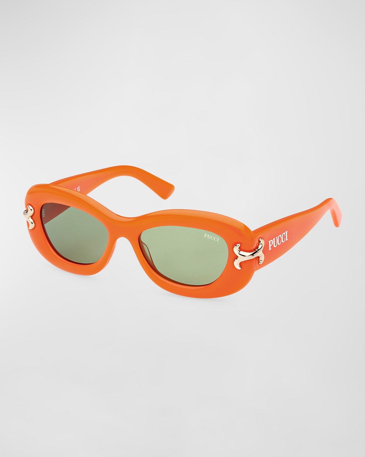 Womens 52MM Oval Sunglasses Product Image
