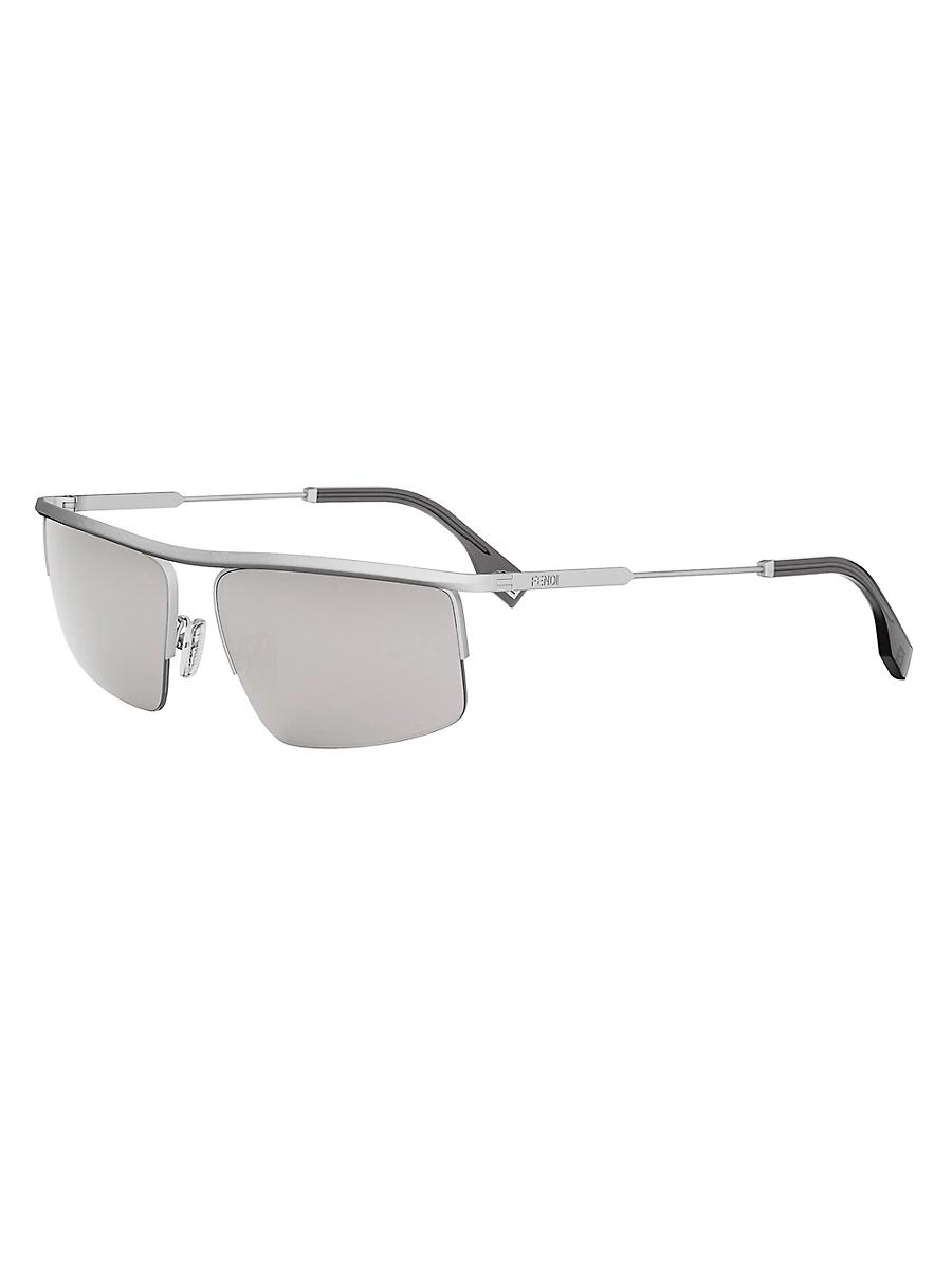 Mens Fendi Travel 60MM Geometric Sunglasses Product Image