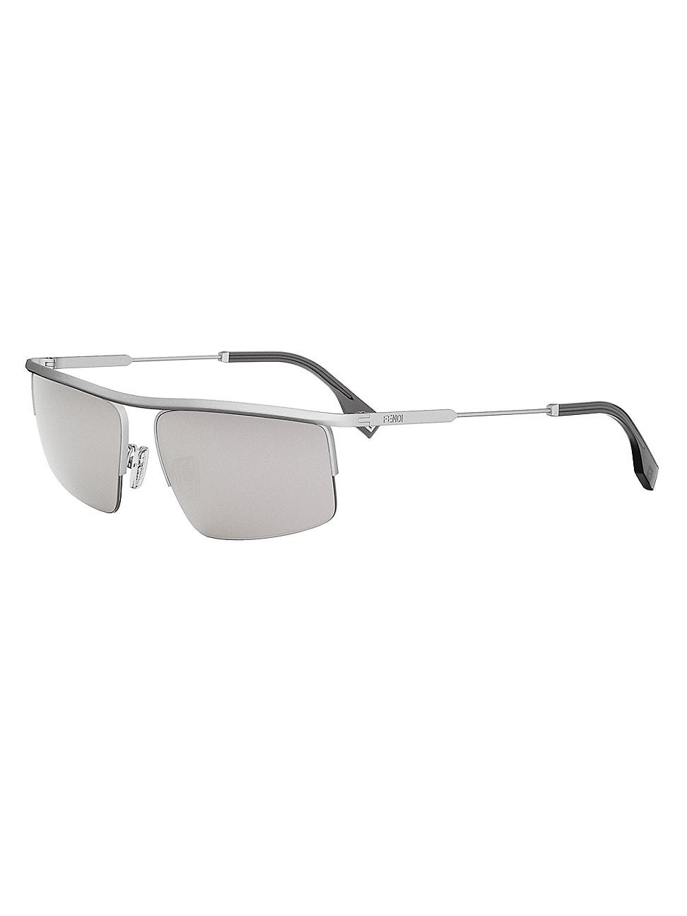 Mens Fendi Travel 60MM Geometric Sunglasses Product Image