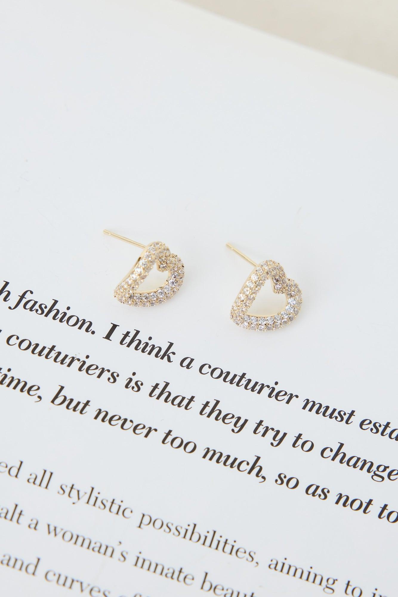 Our Love Earrings Gold Product Image
