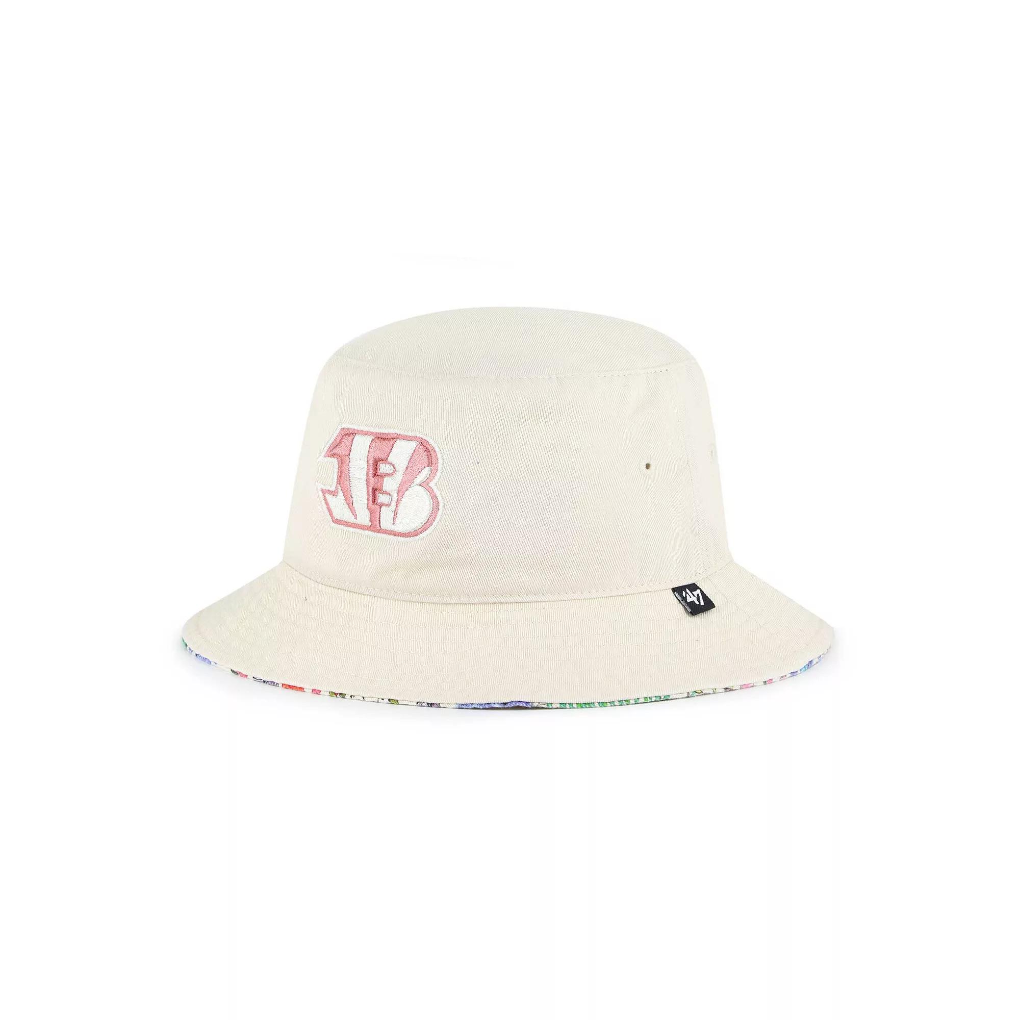 Women's '47 Natural Cincinnati Bengals Pollinator Bucket Hat, Beige Product Image