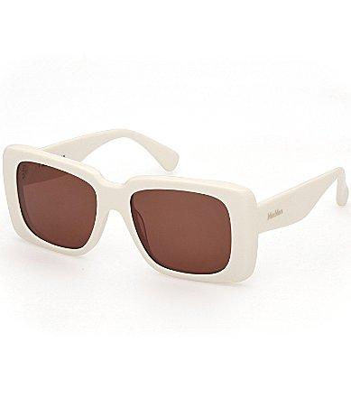 Womens 53MM Rectangular Sunglasses Product Image