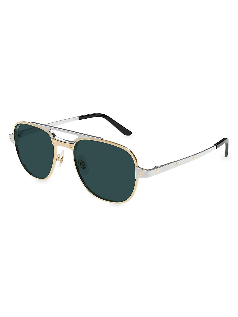 Mens Thing Triangle 50MM Round Sunglasses Product Image