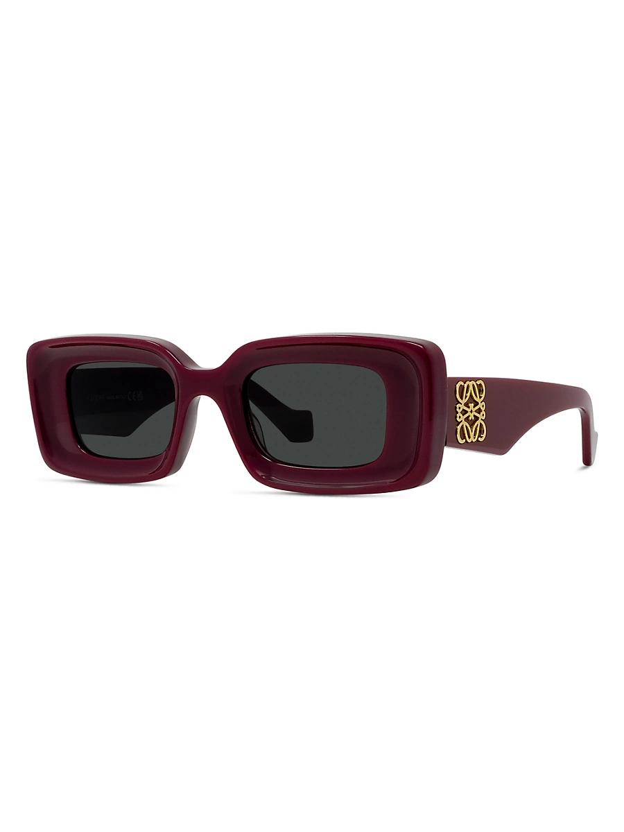 Womens Chunky Anagram Rectangle Sunglasses Product Image