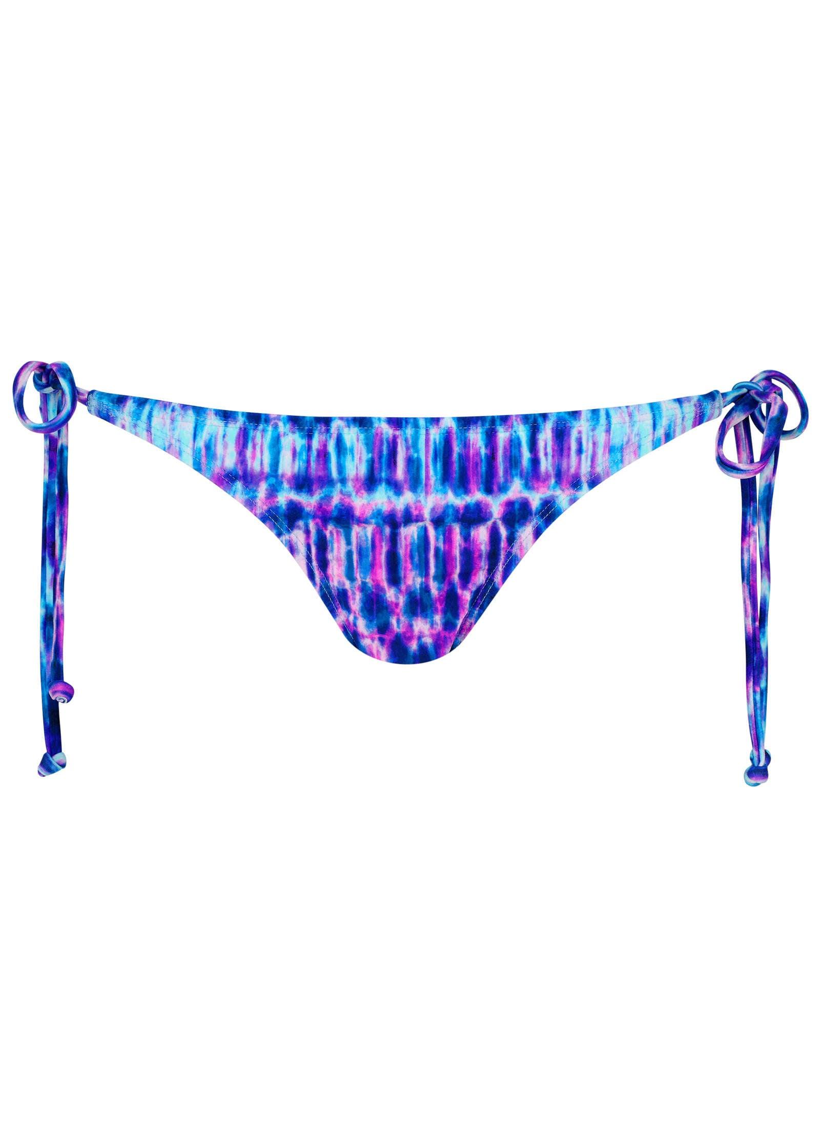 Miami Tie Side Bottom  - Blurred Leopard Stripe Product Image