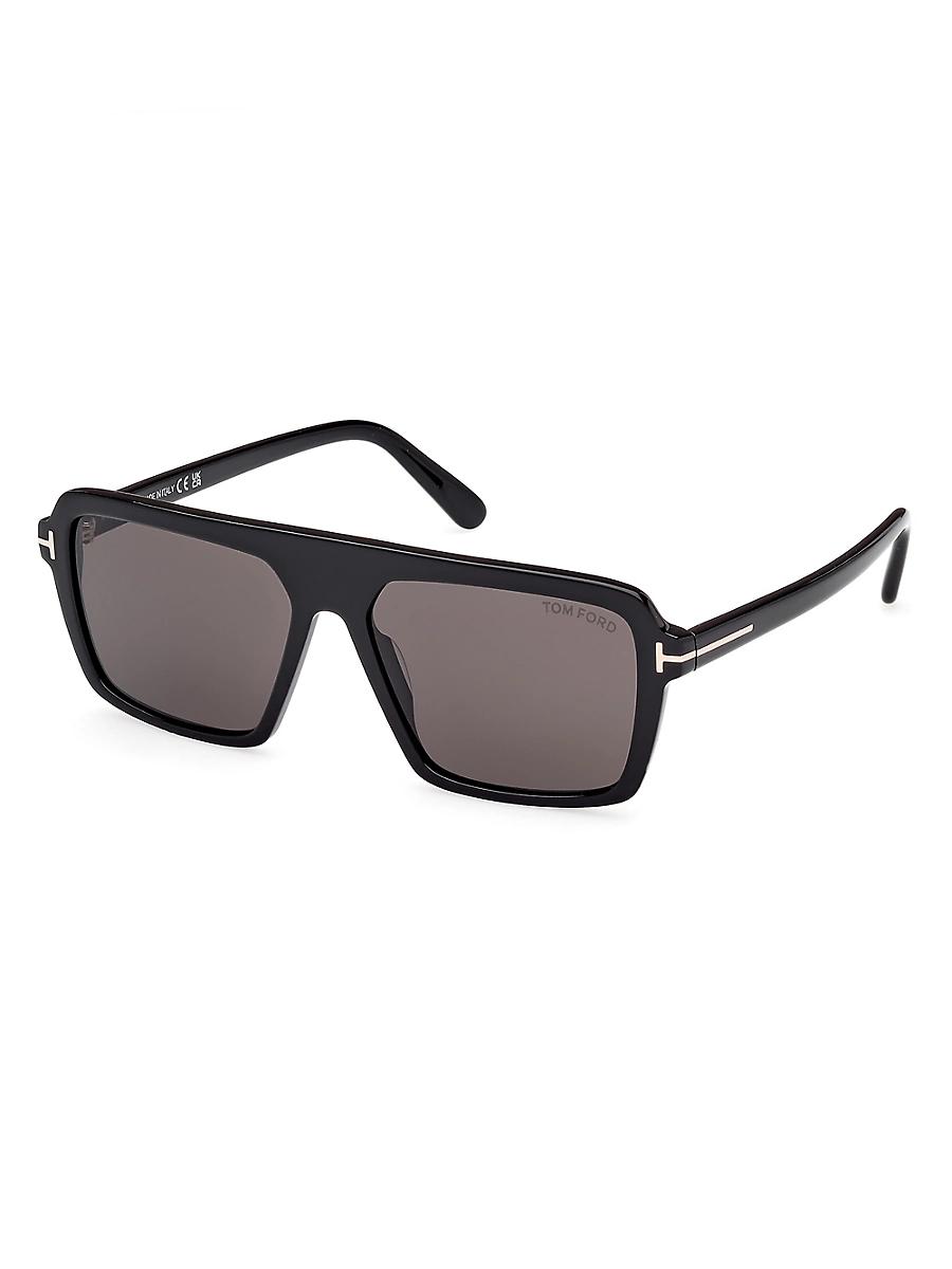 Mens Vincent 56MM Pilot Sunglasses Product Image