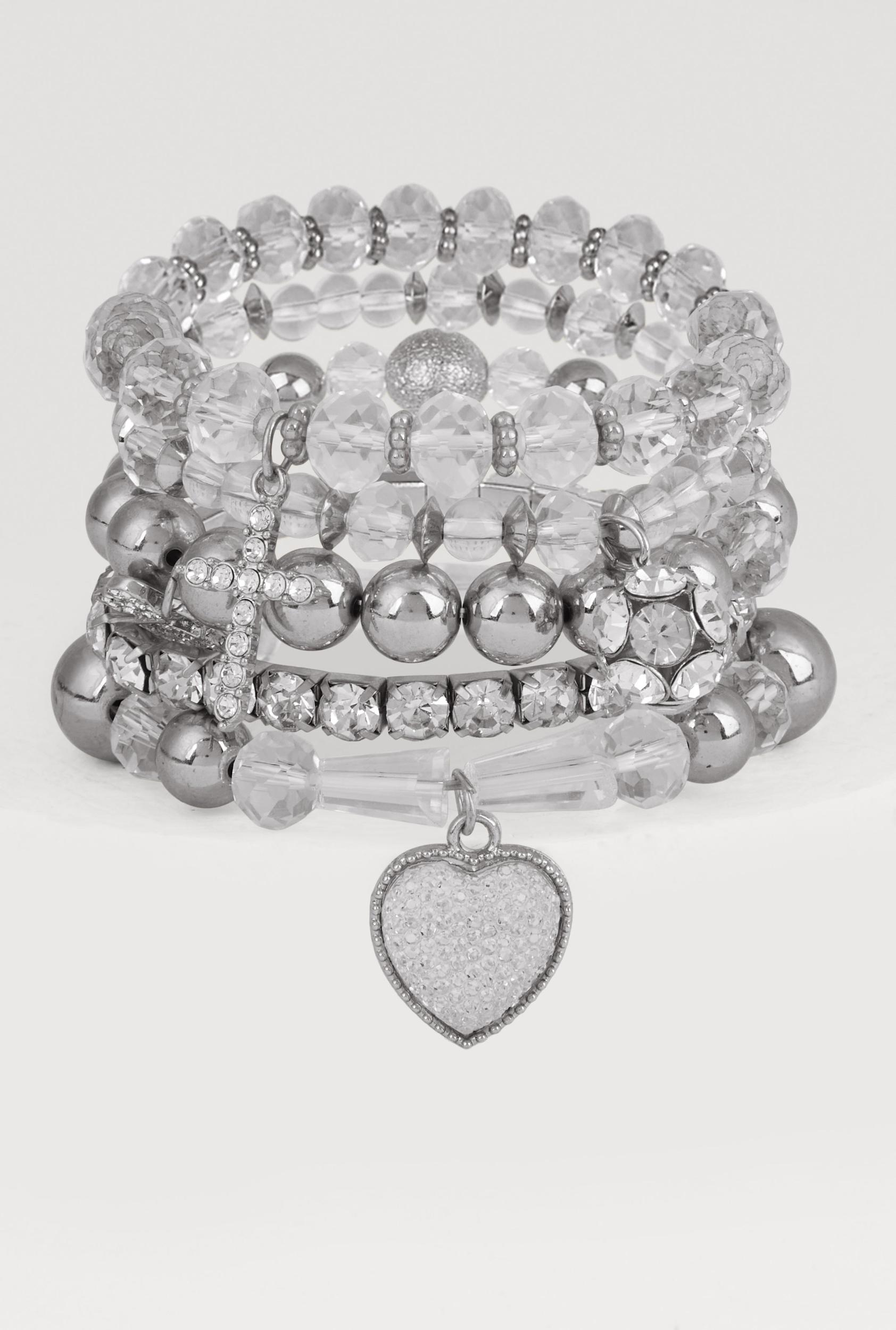 Assorted Metallic Cubic Zirconia Rings Set of 15 Male Product Image