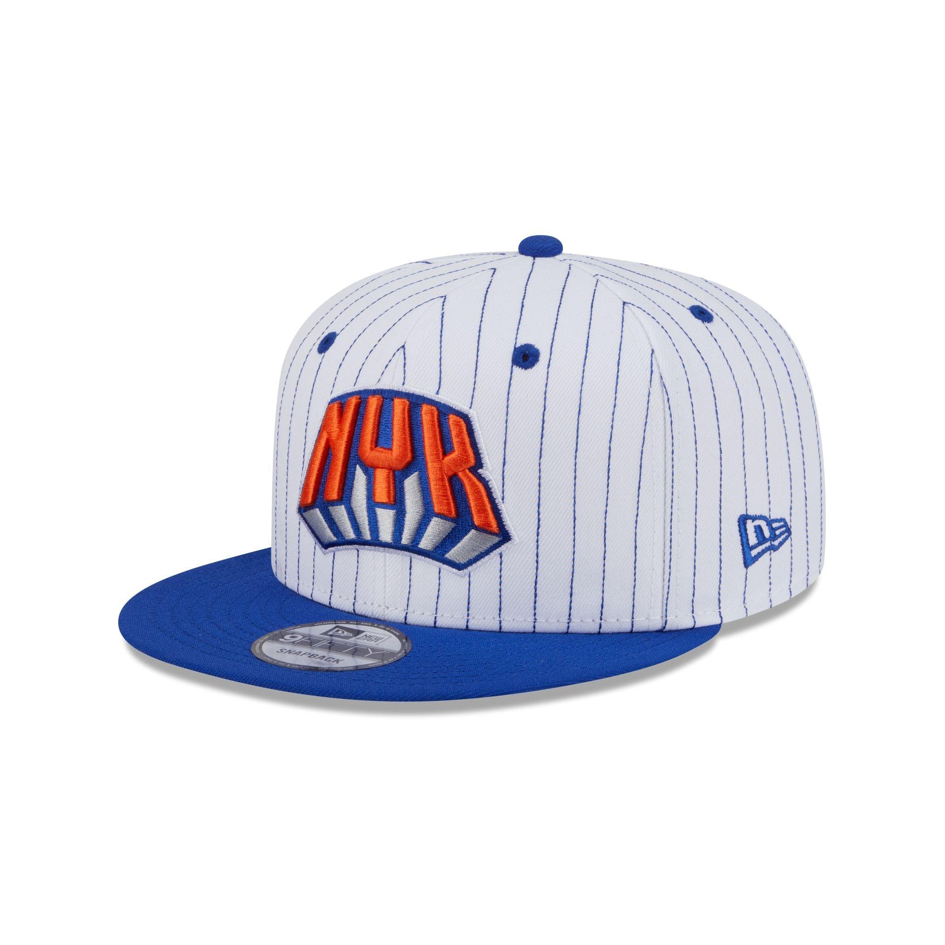 New York Knicks Deceptor Pinstripe 9FIFTY Snapback Hat Male Product Image
