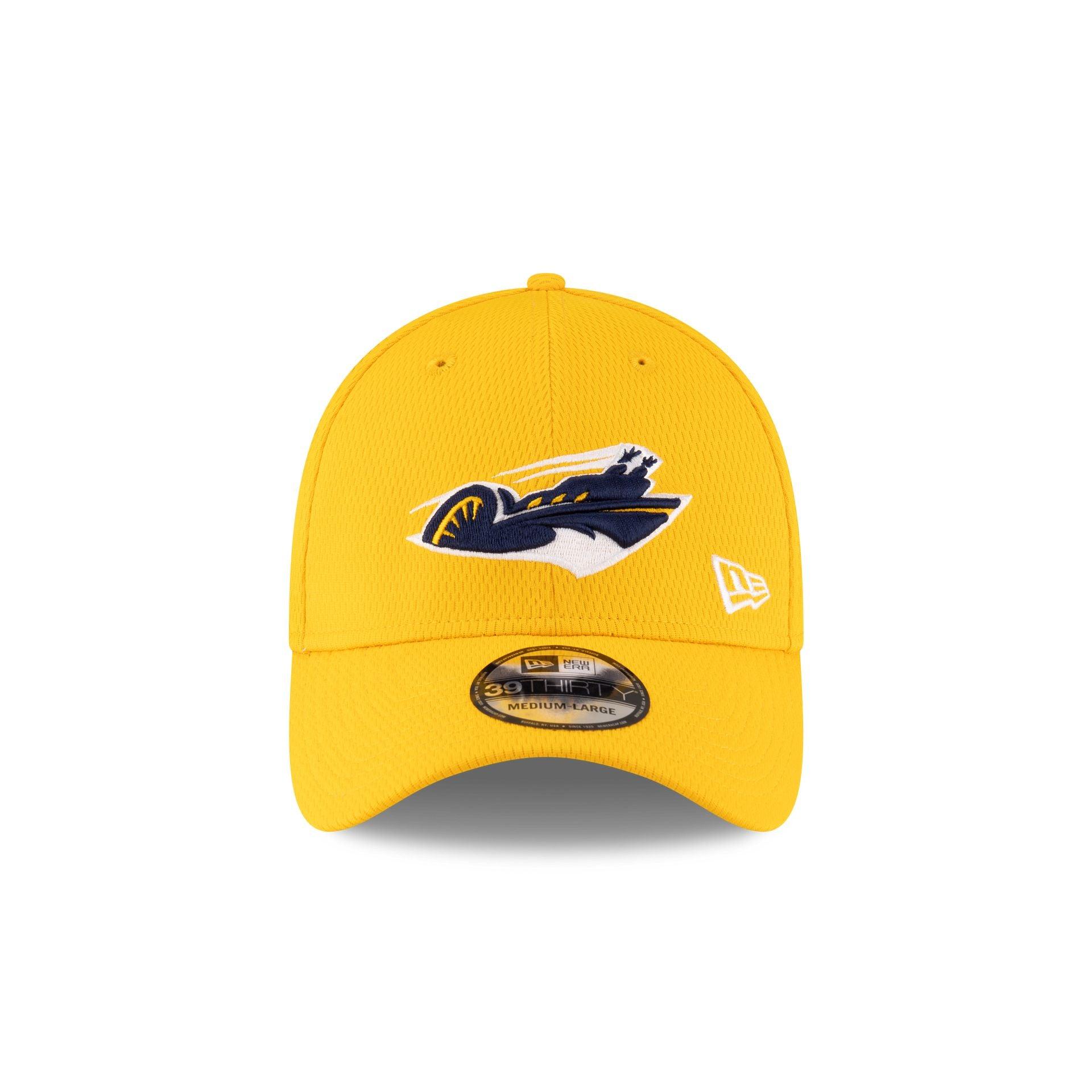 Memphis Showboats Yellow 39THIRTY Stretch Fit Hat Male Product Image