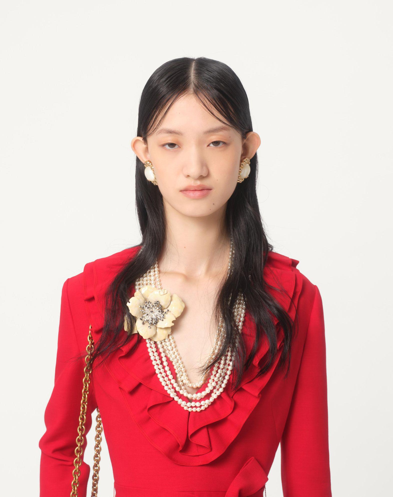 Crepe Couture Short Dress  Product Image