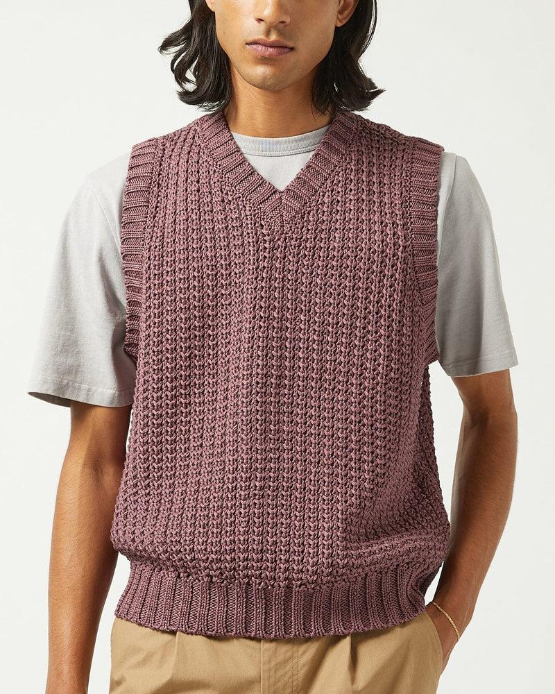 Mercerized Vest - Violet Product Image