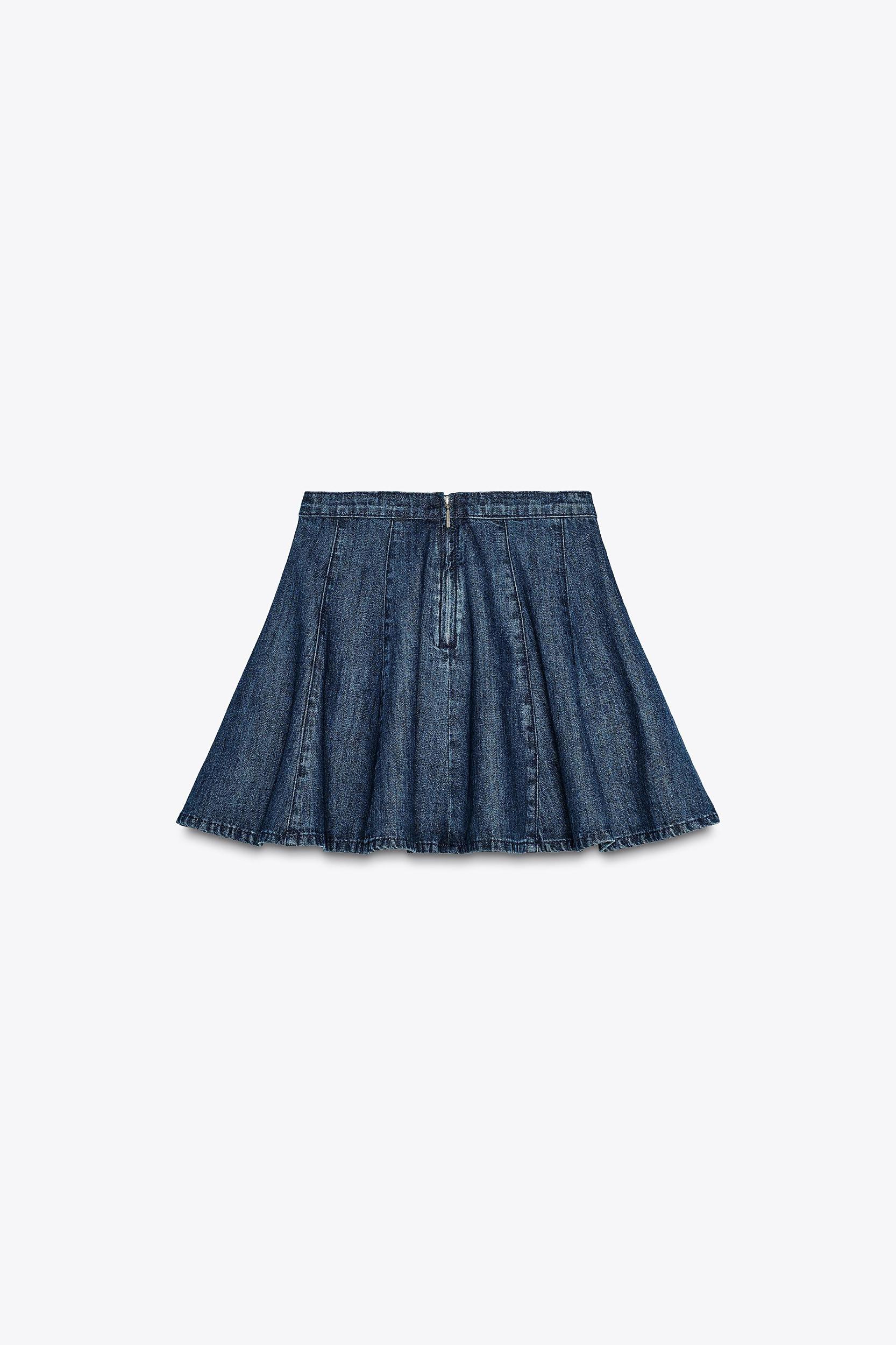 TRF DENIM MINI SKIRT Product Image
